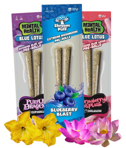 Utah’s First Pre-Rolls: Shroom Puff & Mental Health Blue Lotus