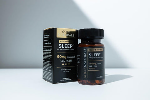 GOLD NATURALS Sleep Soft Gels (Heavy) CBD+CBN [3270mg/30 count]