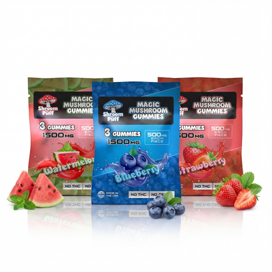 ShroomPuff Gummies 3ct/500mg ea