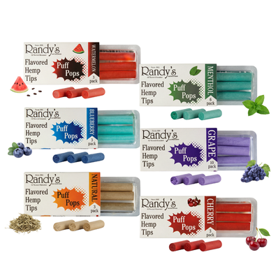 Randy's Puff Pops – Flavored Hemp Tips