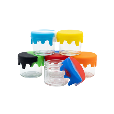 Silicone Container Wax DAB Puck w/ Top