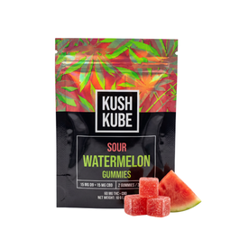 Kush Kube D9 Full Spectrum Gummies [4ct/20mg D9] *Utah Compliant