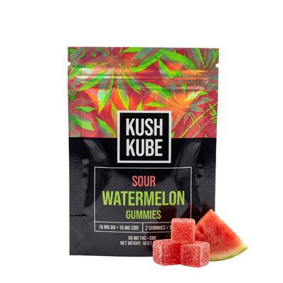 Kush Kube D9 Full Spectrum Gummies [4ct/20mg D9] *Utah Compliant
