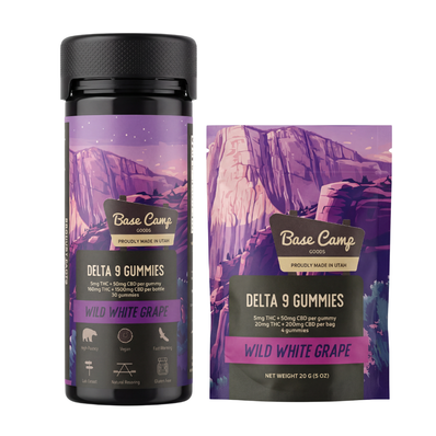 Base Camp Gummies  THC + CBD 5mg (Utah Complient)