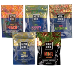 Kush Kube D9 Full Spectrum Gummies [4ct/20mg D9] *Utah Compliant