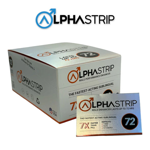 ALPHA STRIP (1pk) MALE PERFORMANCE ENHANCER