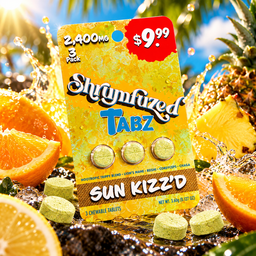 Dazed Shrumfuzed Tabz Mushroom Tablets | 2400mg, 3ct | The Plug Wellness