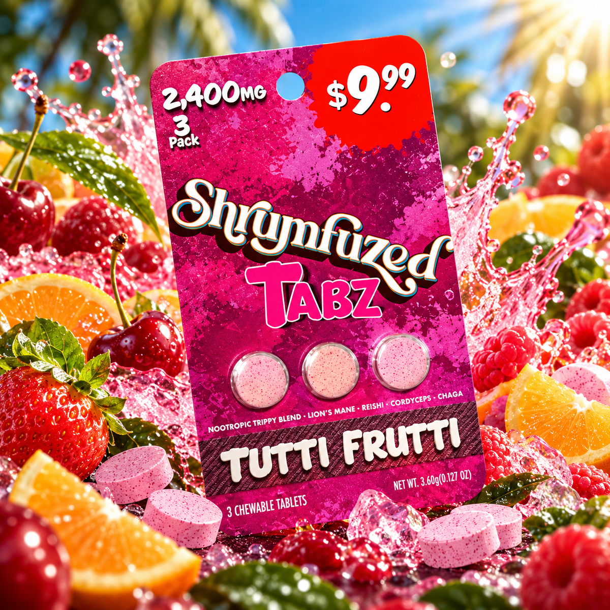 DazeD Shrumfuzed Tabz [2400mg/3 ct]