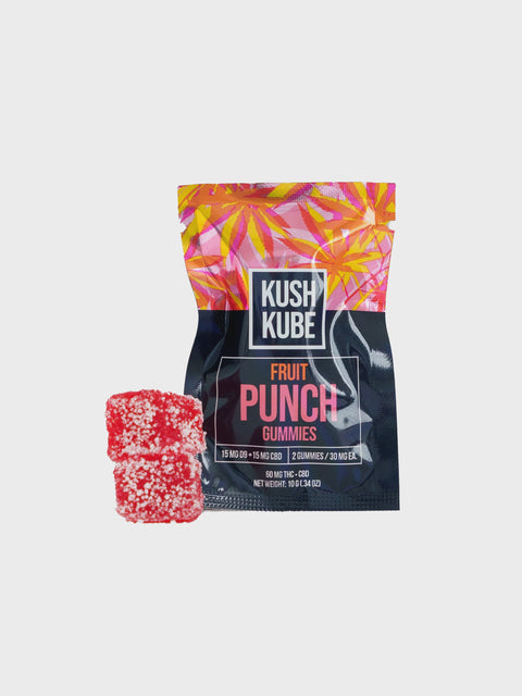 Kush Kube D9 Full Spectrum Gummies 2pc 330mg 165mg per Gummy