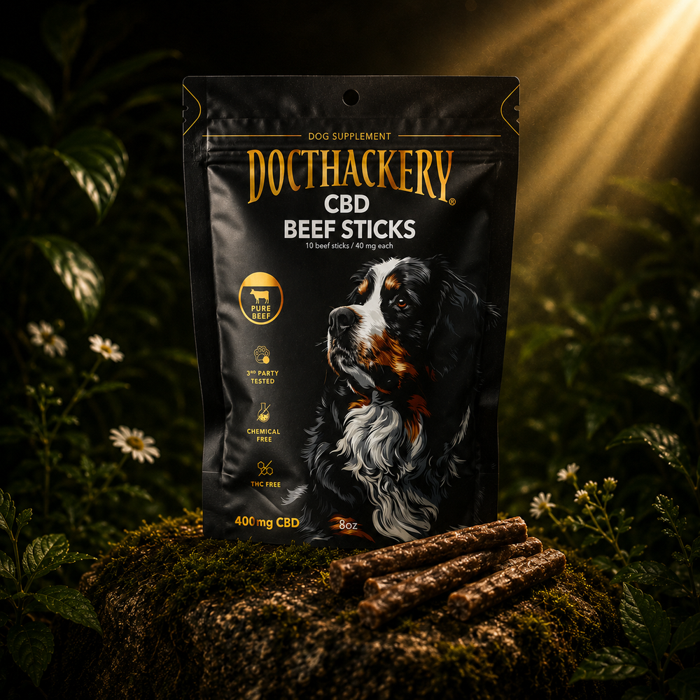 Doc Thackery’s Pet CBD Beef Sticks- [400mg/10ct]