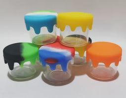 Silicone Container Wax DAB Puck w/ Top