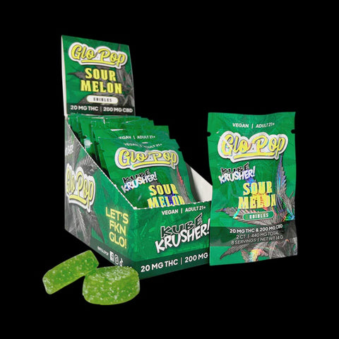 Glo Pop Kube Krusher THC Gummies