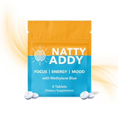 Natty Addy for Focus, Energy & Mood Tablets 4ct