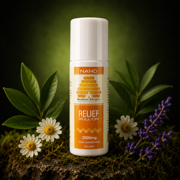 Beehive RELIEF Roll-On NANO [2000mg/3oz]