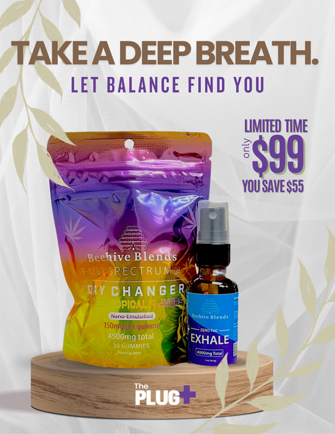 Beehive Blends “Stress” Bundle — Exhale + Day Changers Gummies
