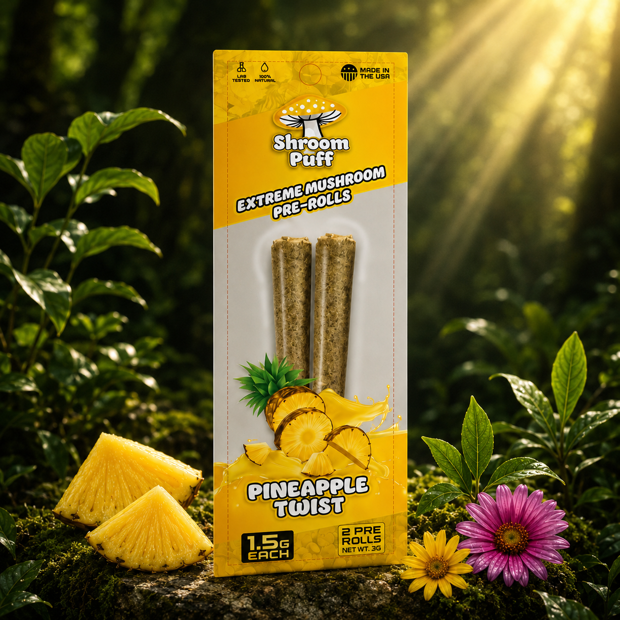 ShroomPuff Pre-Rolls | 3g 2-Pack | The Plug Wellness