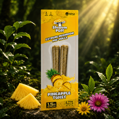 ShroomPuff Pre-roll(s) [3g/2pack] Pineapple Twist
