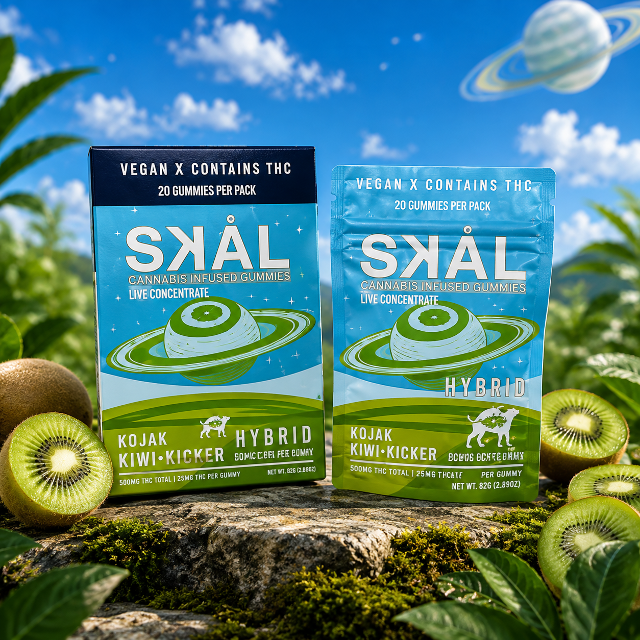 SKAL CBD + THC + CBC Gummies | The Plug Wellness