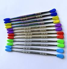 Steel Dabber Tool With Non-Stick Silicone Tips