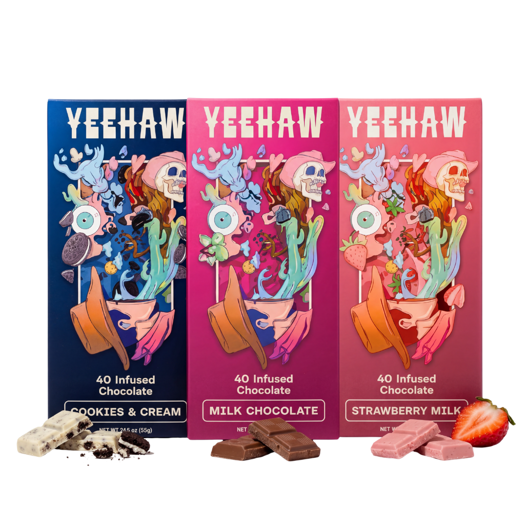 YEEHAW Mushroom Chocolate Bar | 4g Blend | The Plug Wellness