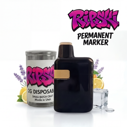 Ripski Live Resin + Liquid Dimond's  with Terpenes Disposable  (Indica) 2g