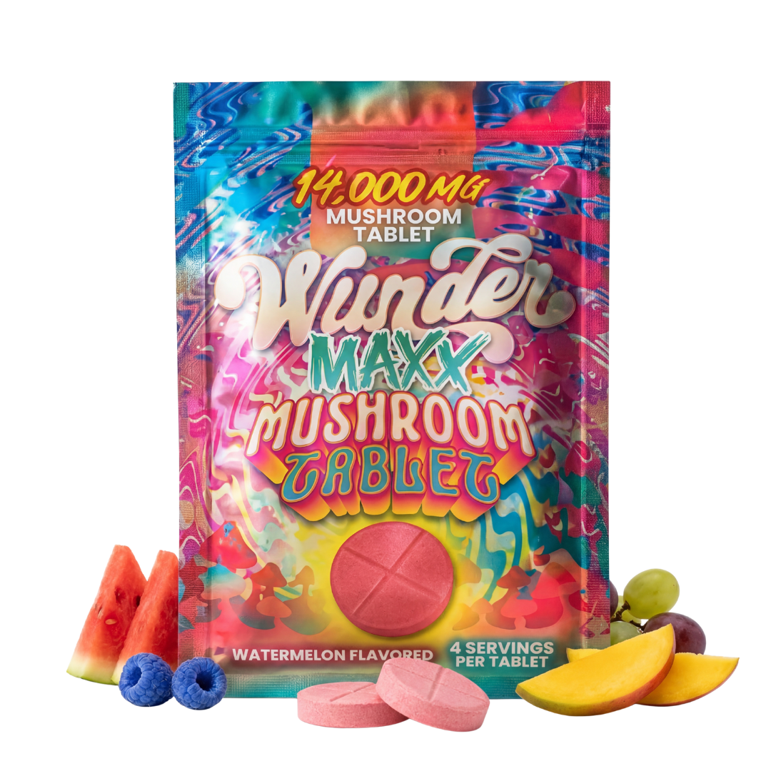 Wunder MAXX High-Potency Mushroom Tablet | The Plug Wellness