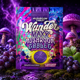 Wunder MAXX High-Potency Mushroom Tablet | The Plug Wellness