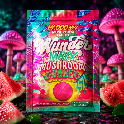 Wunder MAXX High-Potency Mushroom Tablet | The Plug Wellness