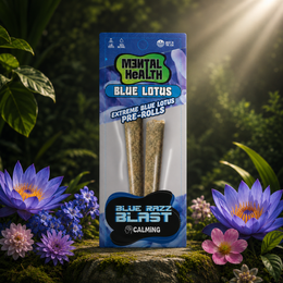 Mental Health Blue Lotus Pre-Rolls | 3g 2-Pack | The Plug Wellness