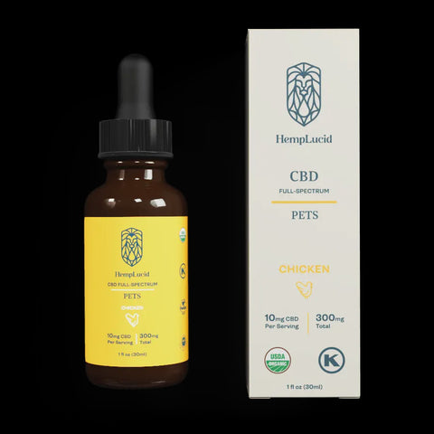 Hemplucid Pet CBD (Chicken Flavor) Tincture [300mg]