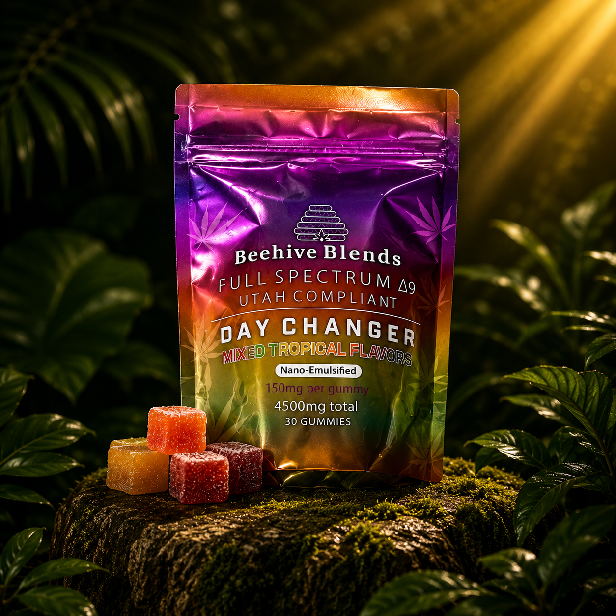 Beehive Day Changer Full-Spectrum Gummies | The Plug Wellness