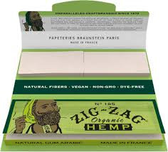 Zig Zag 1 1/4 Combo Pack Organic Hemp Rolling Papers [50 Leave + 50 Tips]