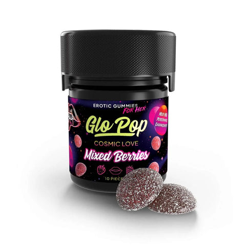 Glo Pop Cosmic Love Erotic Mood and Performance Enhancement Gummies (10ct)