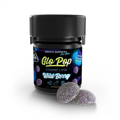 Glo Pop Cosmic Love Erotic Mood and Performance Enhancement Gummies (10ct)