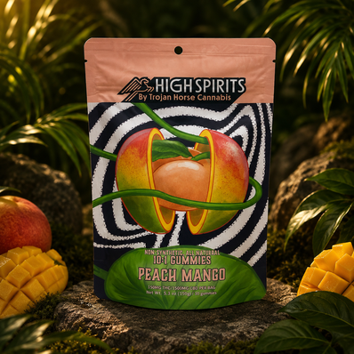 High Spirits by Trojan Horse Cannabis All Natural 10:1 Gummies (CBD:THC) (5mg) 2ct/30ct