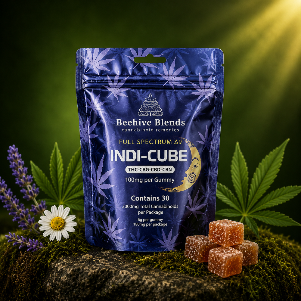 Beehive INDI-CUBE Nighttime Gummies | The Plug Wellness