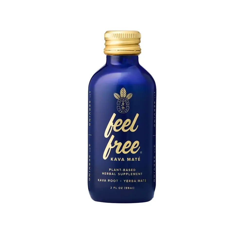 Feel Free KavaMaté Gold Top 2 oz | The Plug Wellness