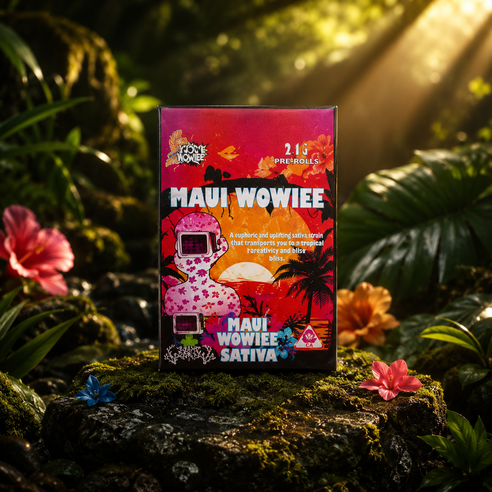 Wasatch Apothecary Baked Bytes Maui Wowiee (Sativa) Full Spectrum D9 THC Gummies [15ct & 30ct Bag]