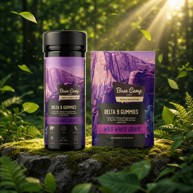 Base Camp Gummies  THC + CBD 5mg (Utah Complient)