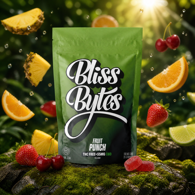 Doc Thackery Bliss Bytes Fruit Punch Gummies CBD [5mg/20ct] *Utah Compliant