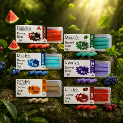Randy's Puff Pops – Flavored Hemp Tips