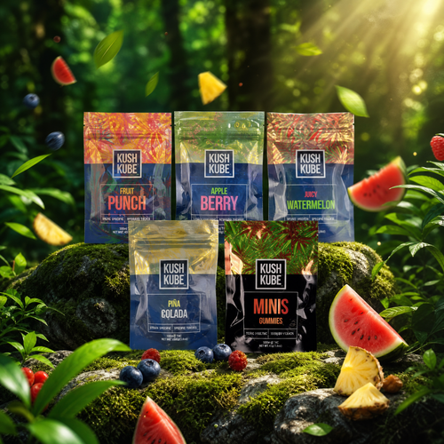 Kush Kube THC + CBD Gummies [10pc/150mg BAG]