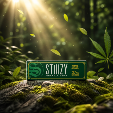 STIIIZY - 1 ¼ Size Premium Rolling Papers - Organic Hemp