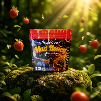 TrueMoola Mad Honey Gummies 10,000mg  (10ct & 2ct)