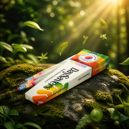 DaySavers 1 Gram King Size Rainbow Pride Flag Pre Rolled Cones - Refined White [Pack of 3 Cones]