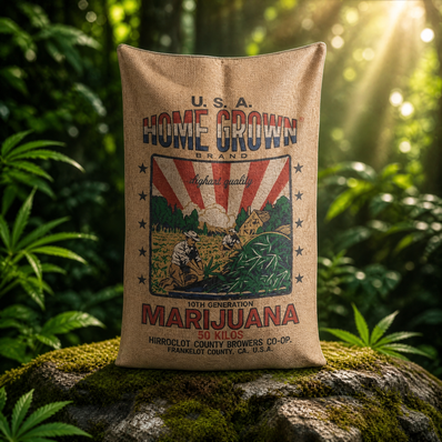 Hemp Burlap Gunny Sack