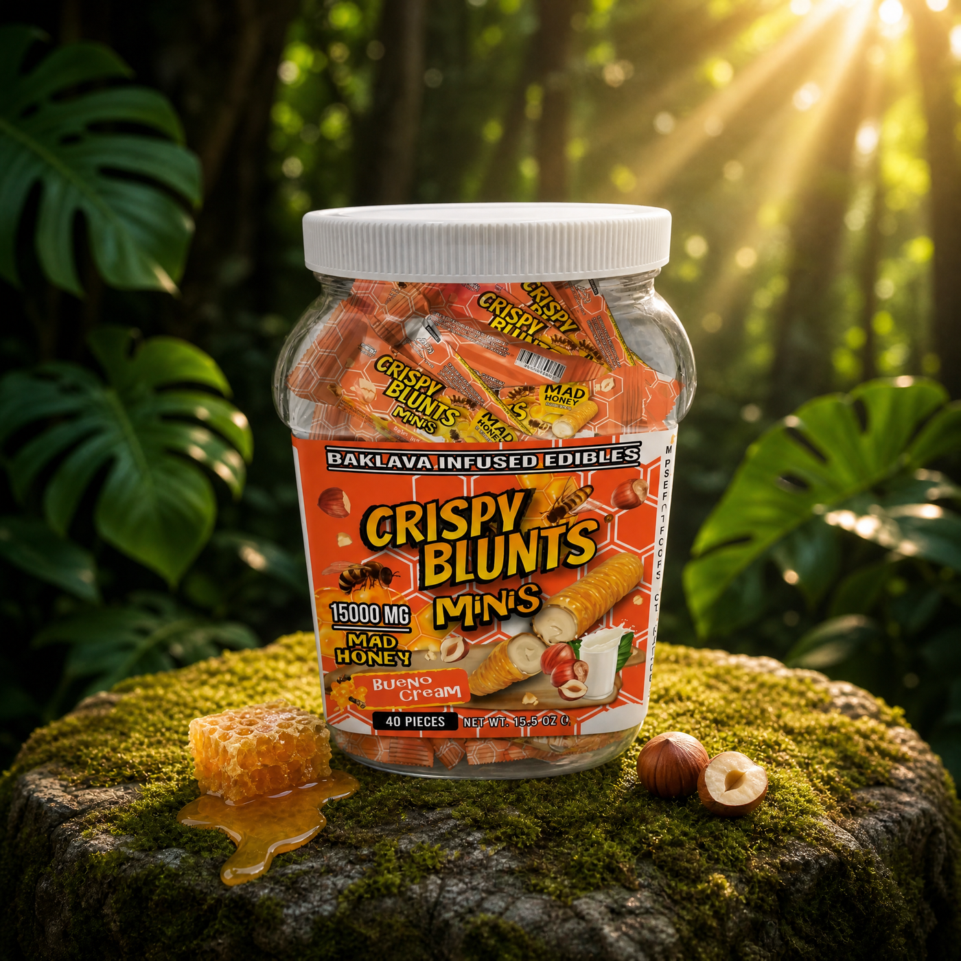 Crispy Blunts Mad Honey Baklava Minis | The Plug Wellness