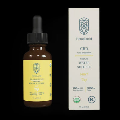 Hemplucid CBD Full-Spectrum Water Soluble Tincture [600mg]