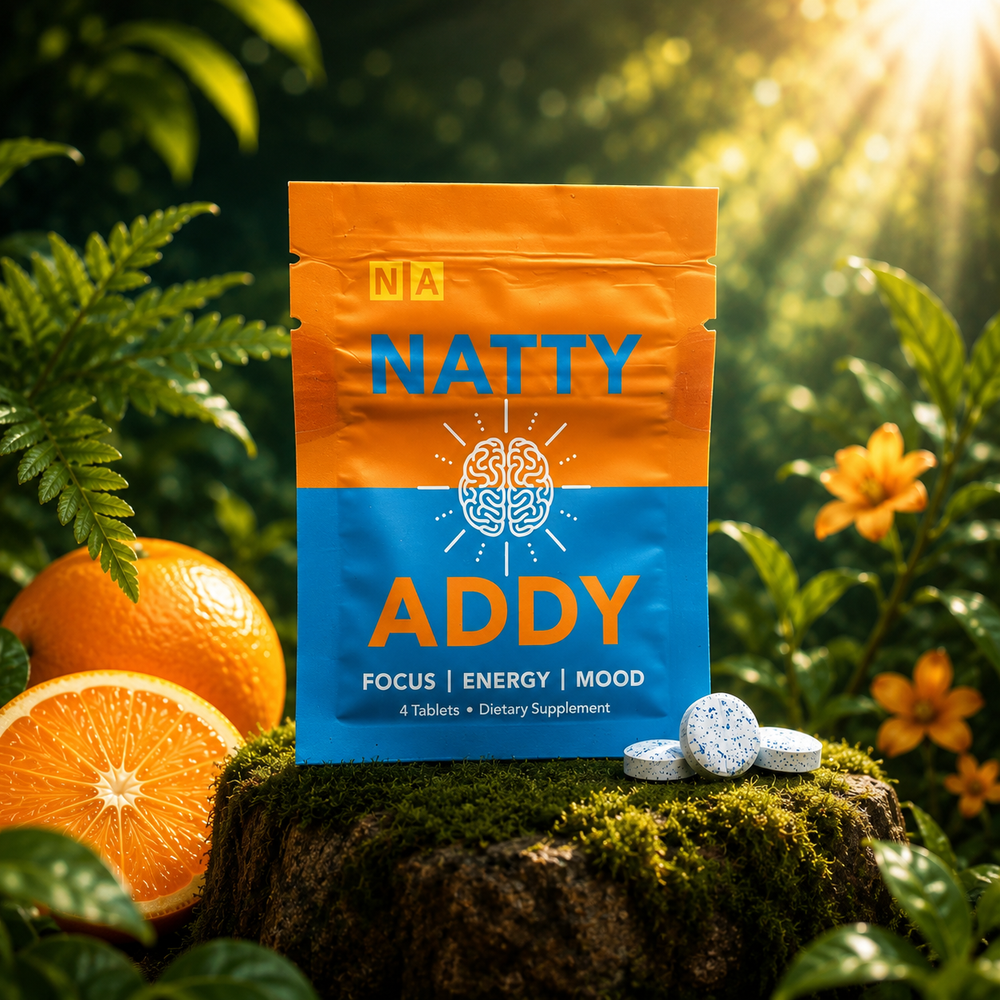 Natty Addy 4-Count Nootropic Tablets | The Plug Wellness