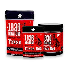 1836 Kratom Texas Red (Power & Capsules)